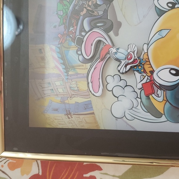 Rare Vintage Who Framed Roger Rabbit 3D Shadow Box - Picture 5 of 8